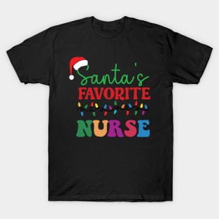 Santa's Favorite Nurse T-Shirt